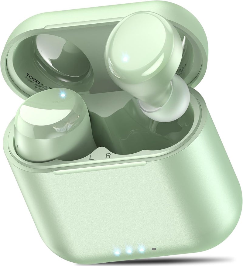 TOZO T6 Wireless Earbuds, Bluetooth 5.3 Ear Buds, Stereo Sound in Ear Headphones, 50 Hours Playtime, Wireless Charging Case, APP Customizable EQs, IPX8 Waterproof Earphones - Image 1